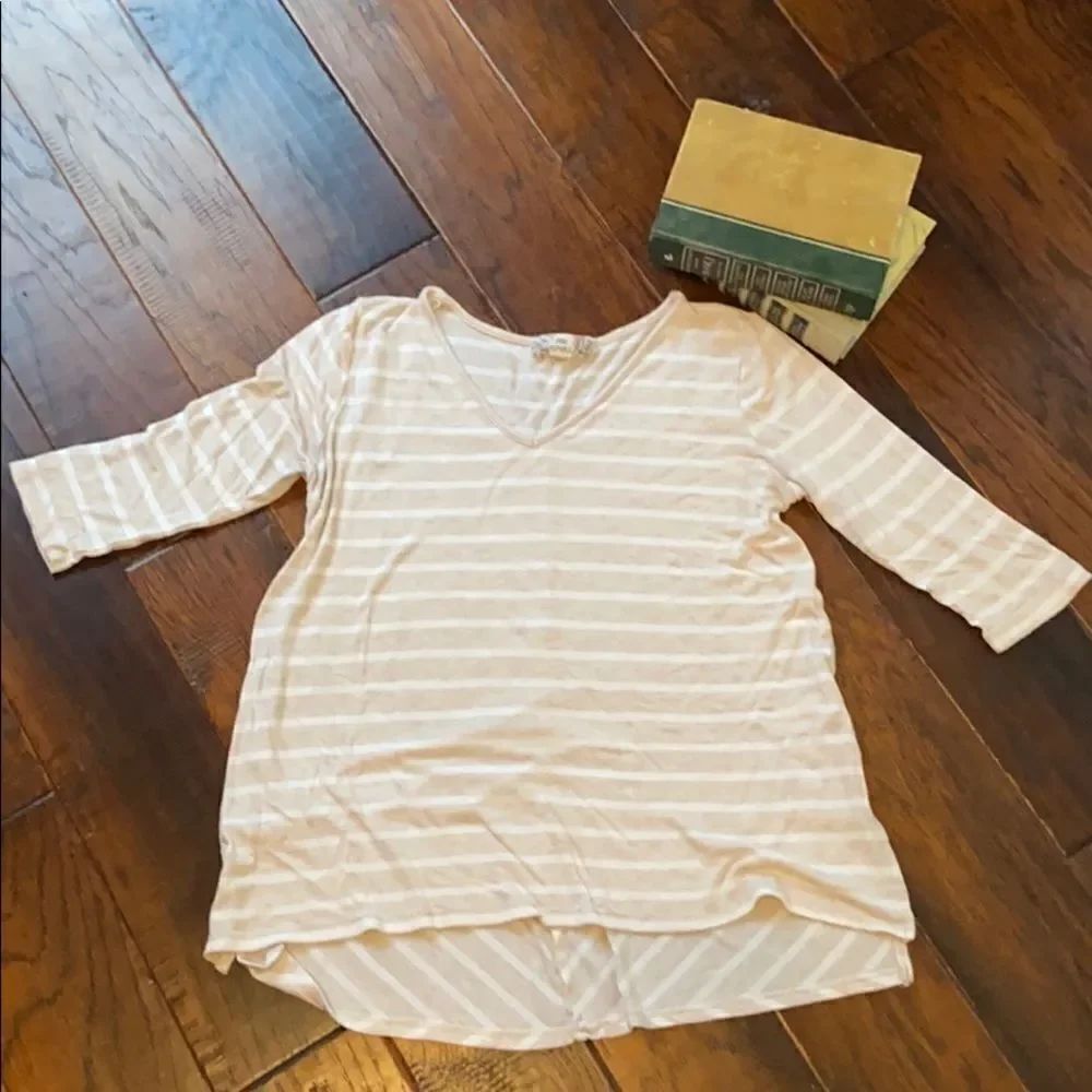 Pink Rose 3/4 sleeve - super soft
